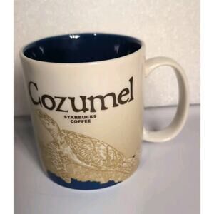 Starbucks Cozumel Mexico Turtle Global Icon Collector City Series Mug 16oz